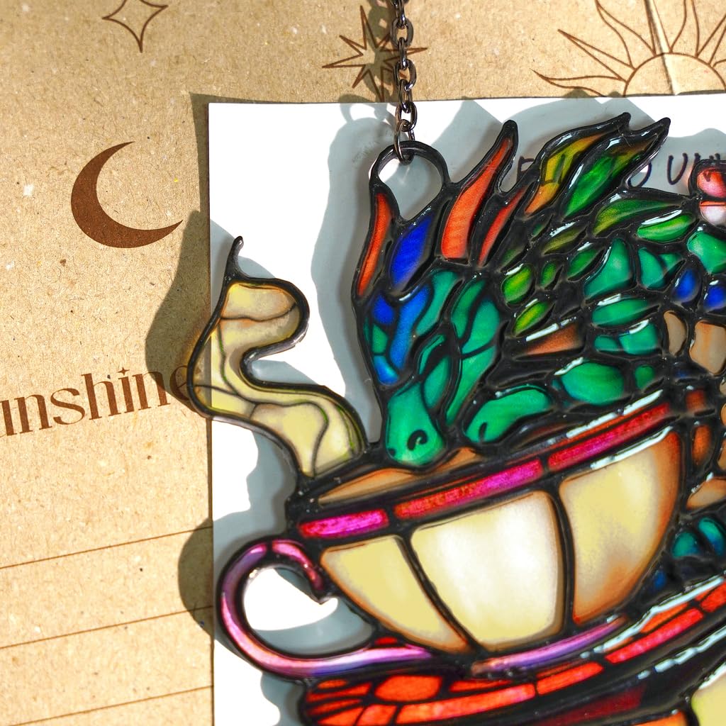 GIKZO handmade resin bookish gift shining softly