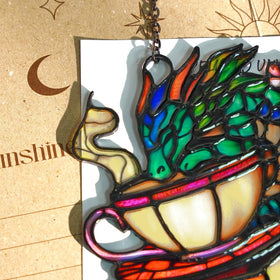 GIKZO handmade resin bookish gift shining softly