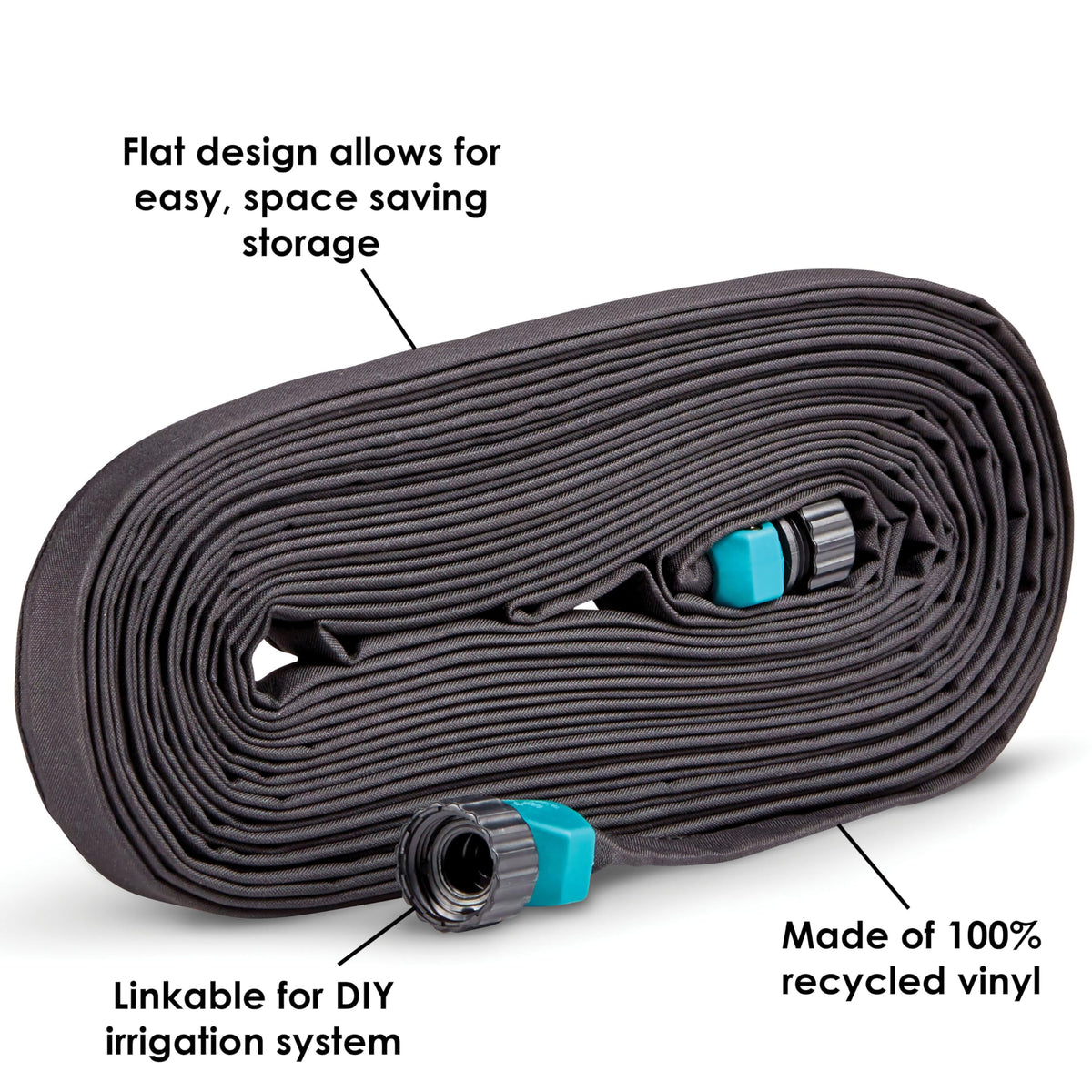 Gilmour recycled vinyl fabric cover provides durable, eco-friendly watering.