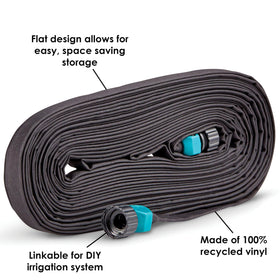 Gilmour recycled vinyl fabric cover provides durable, eco-friendly watering.