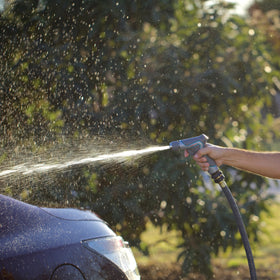 Gilmour brass connectors seal tightly to help prevent leaks during watering.