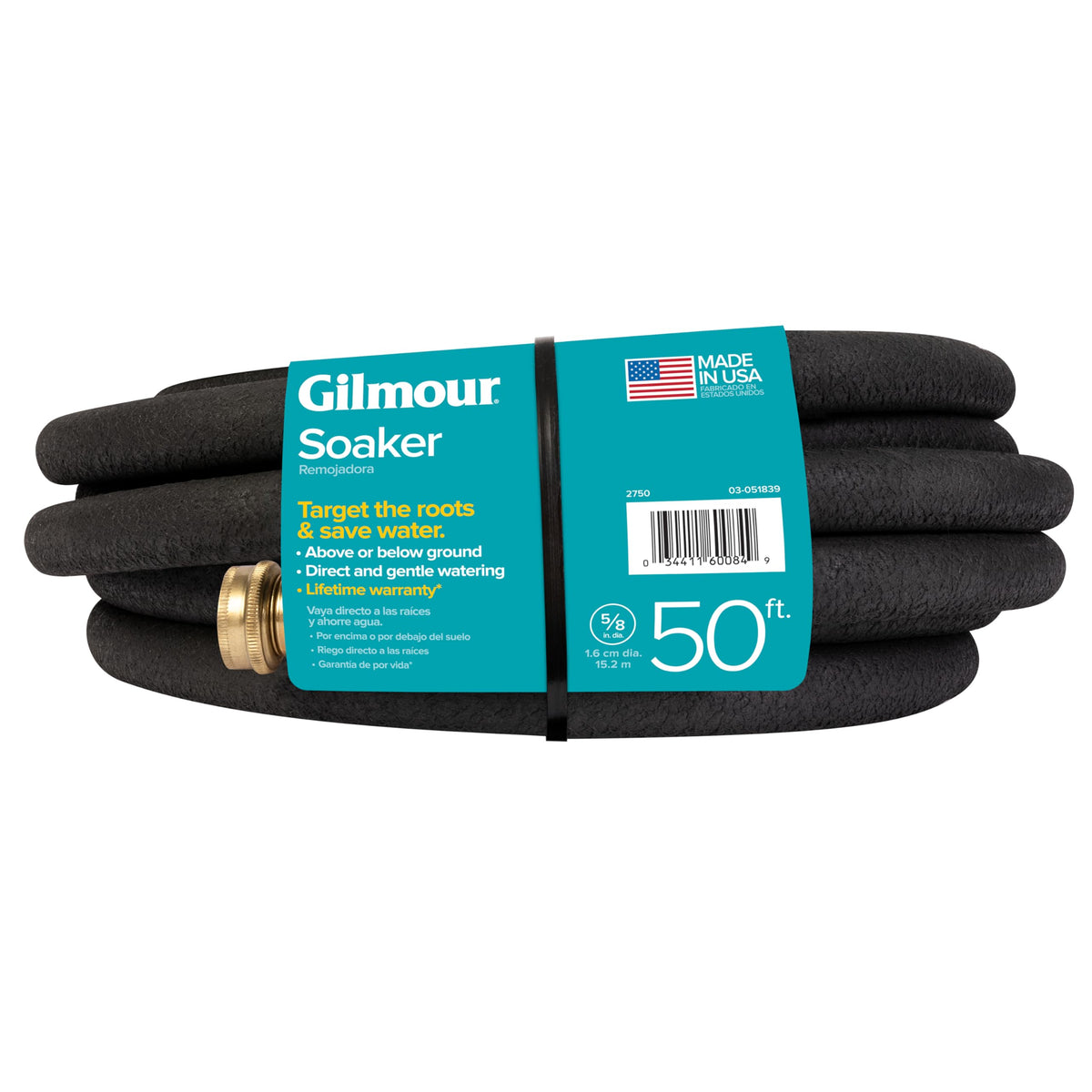Gilmour water weeping action soaking root zones
