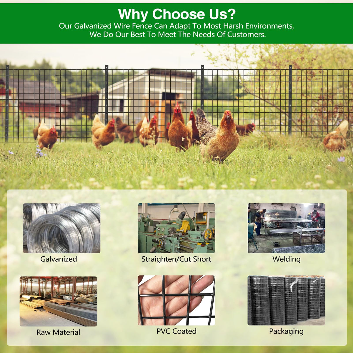GILPWA 16ga welded wire offers strength for DIY projects and borders.