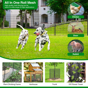 GILPWA poultry fence keeps animals safely contained around yards and coops.