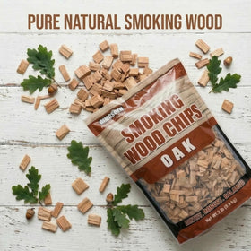 Gimgsoen Apple wood chips bag with mild fruity aroma for versatile smoking.