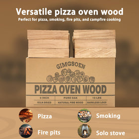 Gimgsoen wood fits popular ovens without trimming for quick setup.