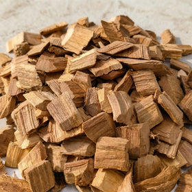 Gimgsoen Hickory smoke wood chips bag front for deep BBQ notes