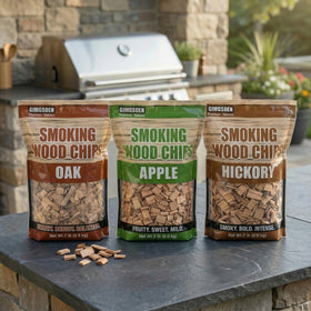 Gimgsoen Hickory smoke wood chips pack for bold BBQ aroma