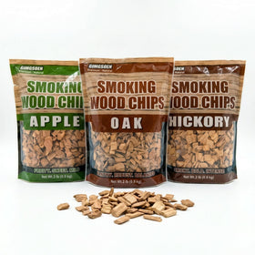 Gimgsoen Oak smoke wood chips pack for balanced grill flavor
