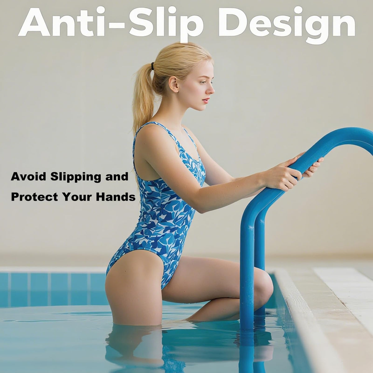Ginchain Pool Handrail Cover suited for homes, hotels, gyms, and outdoor spas.