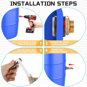 GINDOOR barrel installation kit facilitates quick setup for barrel drinkers.