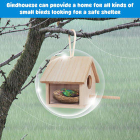 GINDOOR outdoor bird housing decor, ideal for DIY projects and seasonal paint.