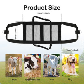 GINDOOR sling side view with adjustable straps for secure weighing.