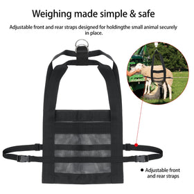 GINDOOR sling weighing small animals like dogs and cats.