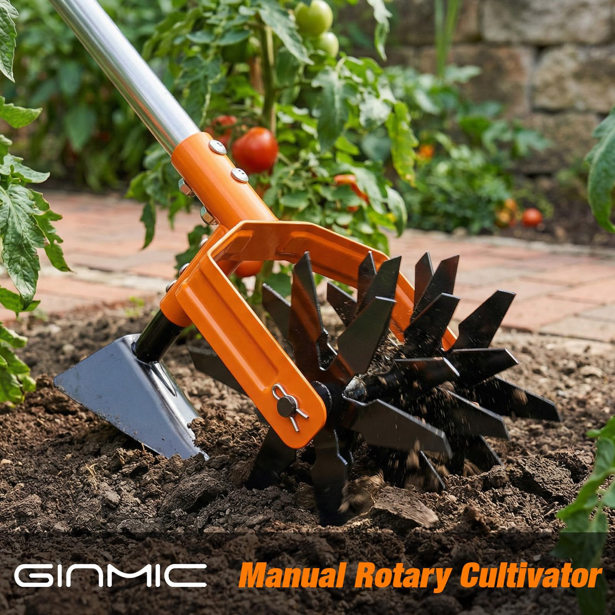 GINMIC Hand Tiller easy assembly and quick setup guidance