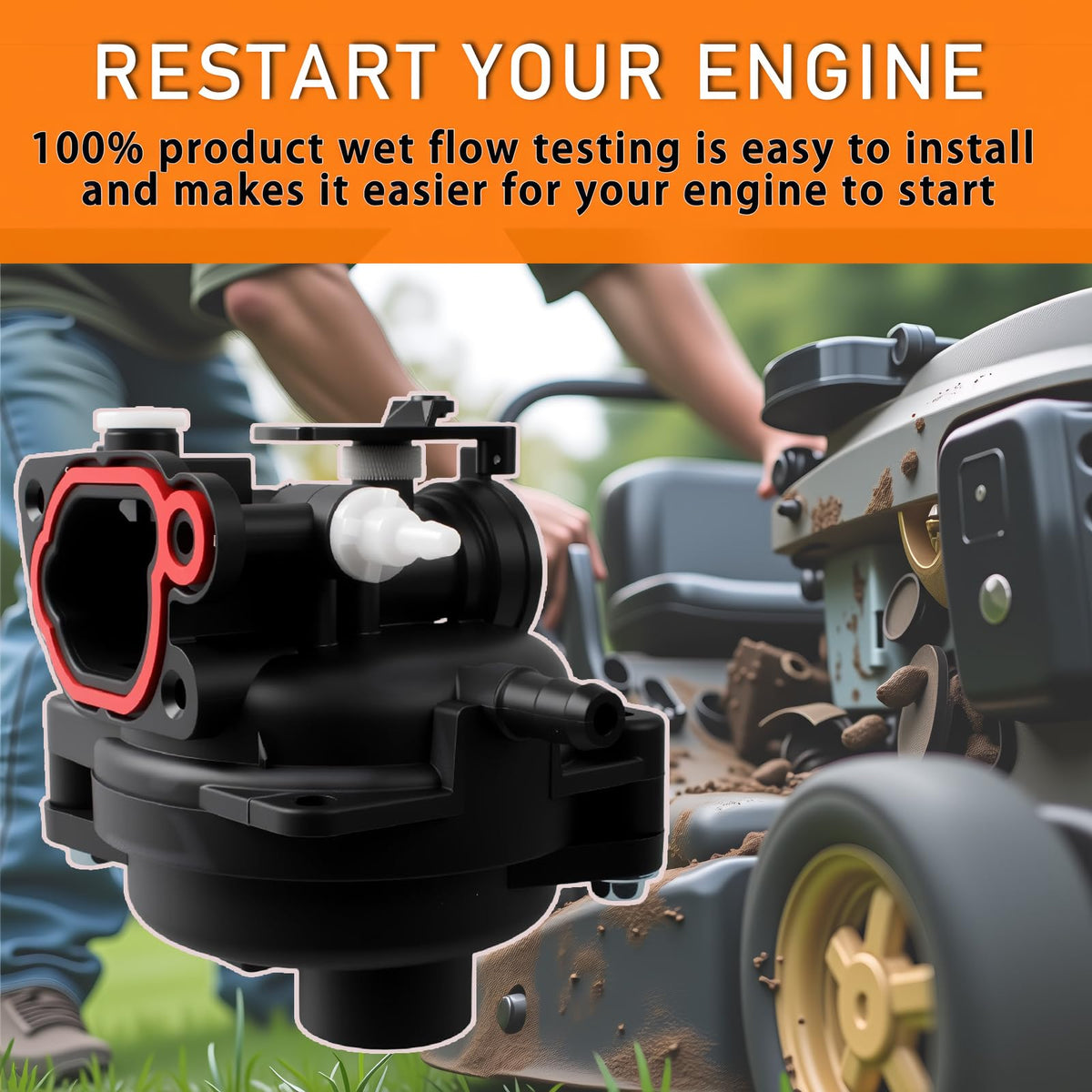 Durable Gioong build resists wear for longer mowing seasons