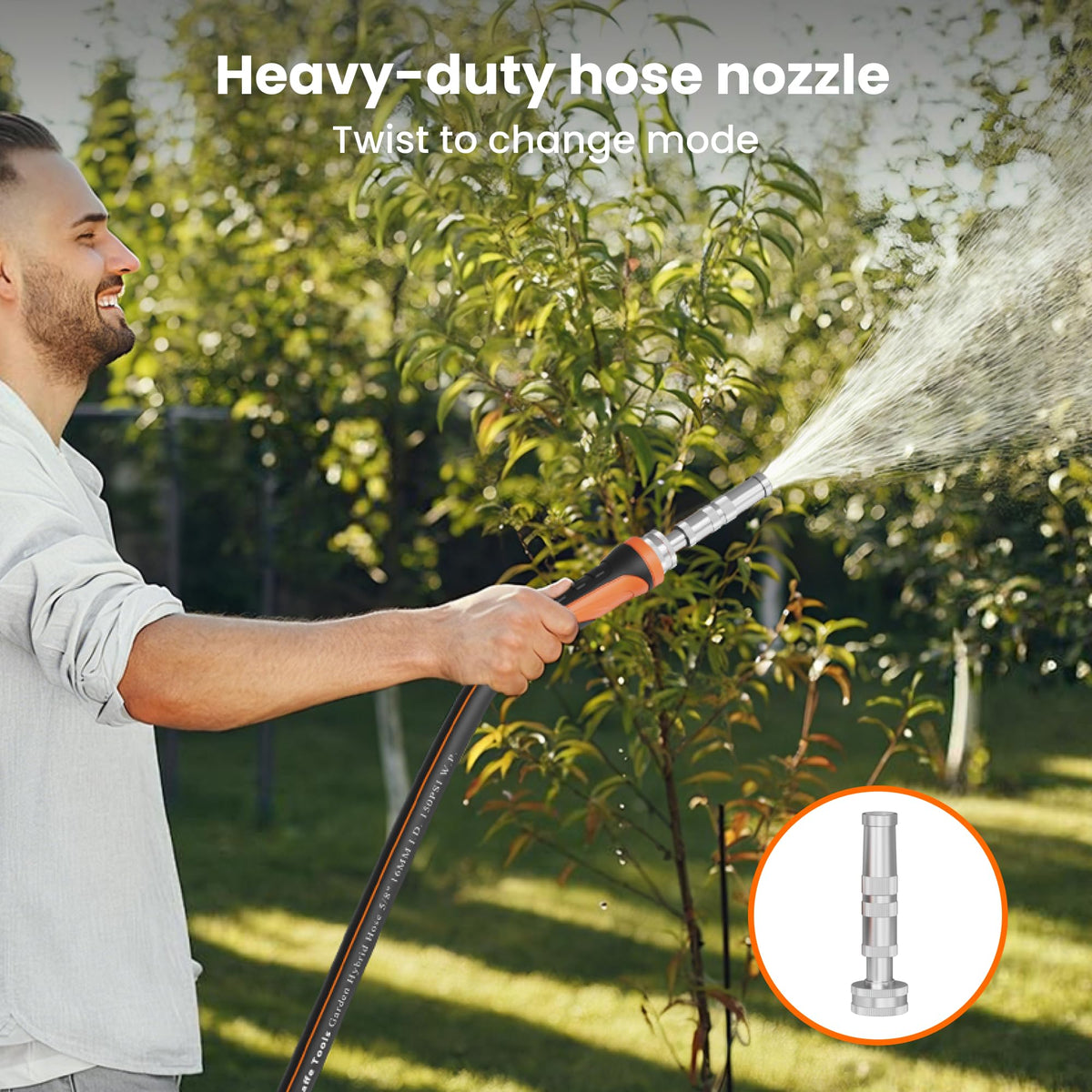 Giraffe Tools 50ft hose kit ideal for garden watering and cleaning