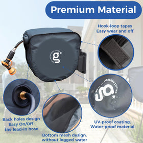 Giraffe Tools AW50 cover with UV-resistant coating protects reels from sun fading