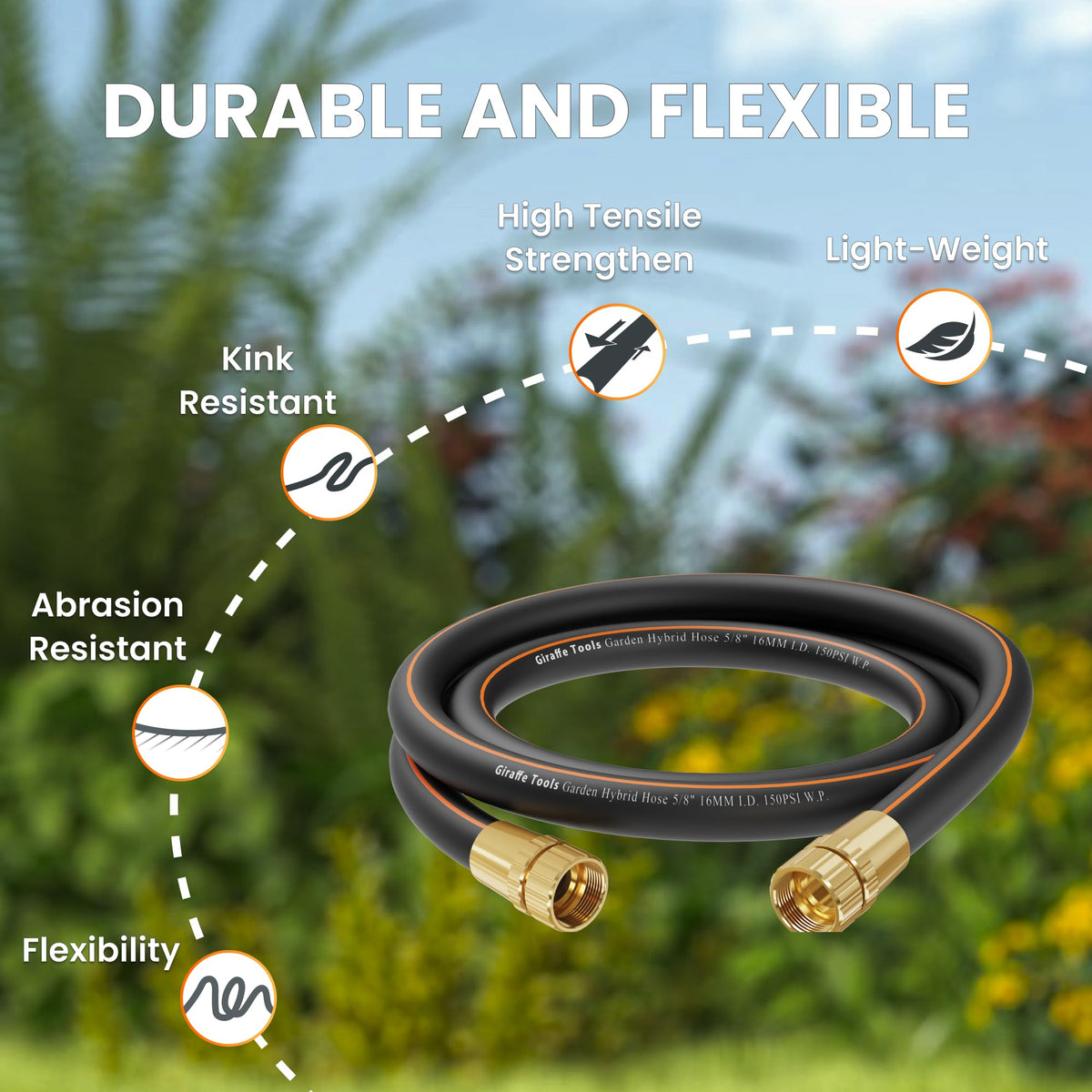 Giraffe Tools durable connectors simplify maintenance and longevity.