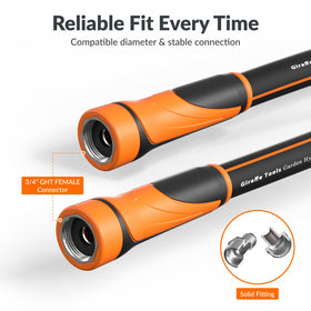 Giraffe Tools 3ft female-to-female fittings simplify faucet and nozzle attachment