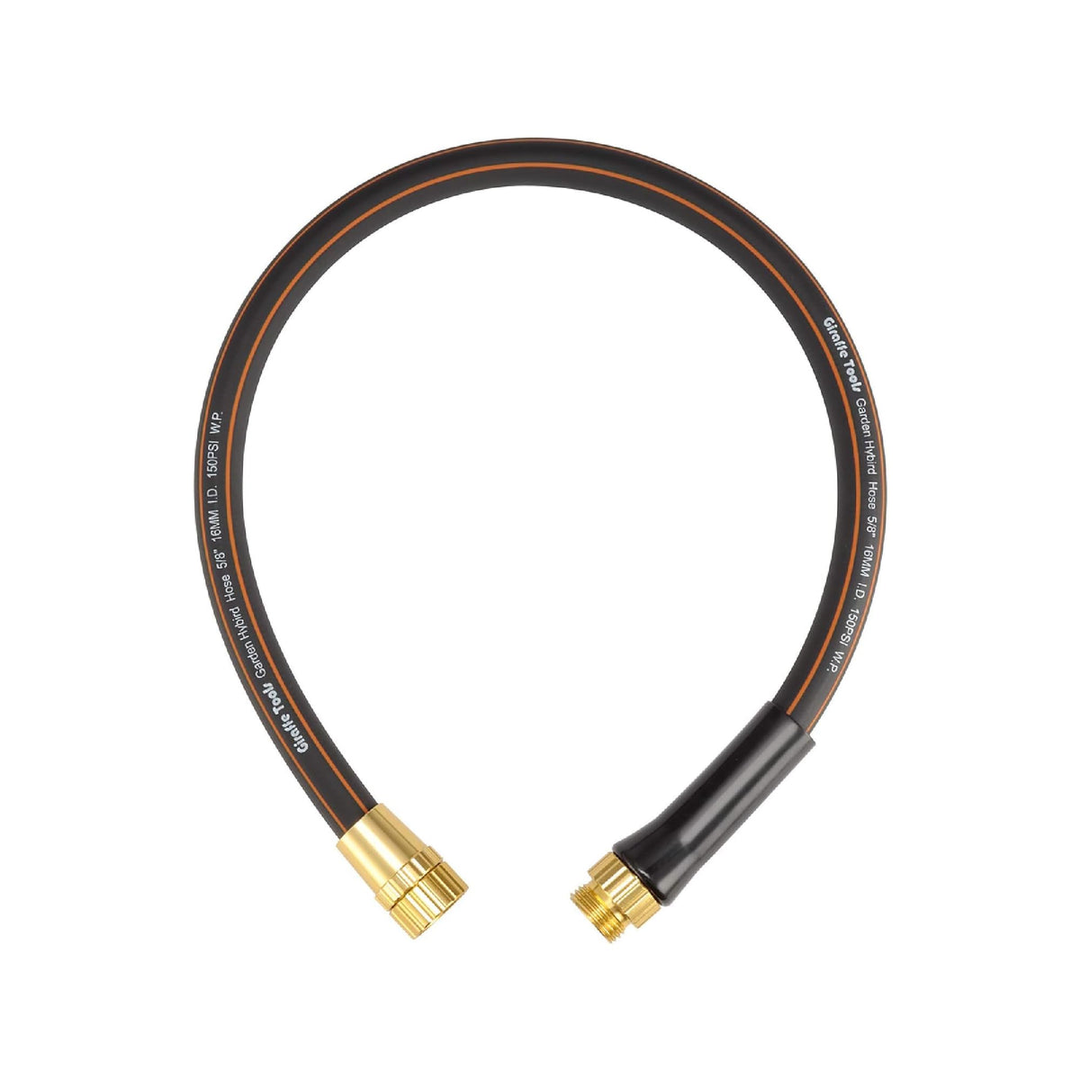 Giraffe Tools garden hose 58-inch for compact storage and flexible use