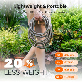 Giraffe Tools all-weather flexible hose delivers reliable performance in heat or cold.