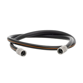 Giraffe Tools garden hose demonstrating custom-length capability for precise watering