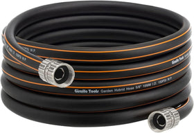 Giraffe Tools garden hose with custom-length option for tailored watering setups.