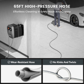 Giraffe Tools Grandfalls foam cannon delivers thick suds for gentle washing
