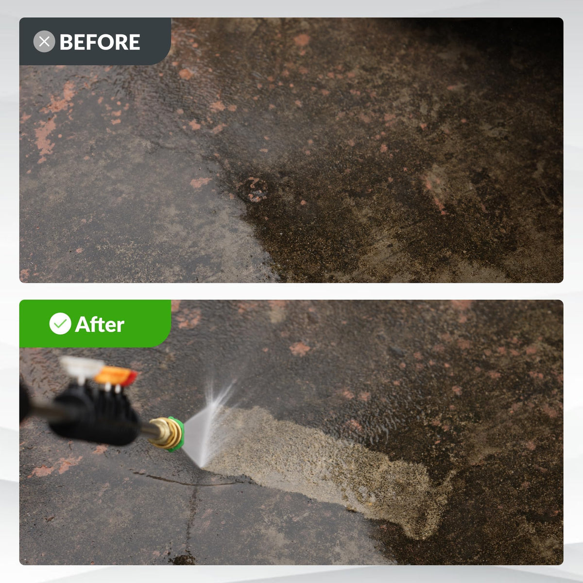 Giraffe Tools Grandfalls five quick-connect nozzles offer versatile options