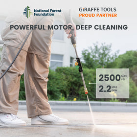 Giraffe Tools Grandfalls Total Stop System protects the motor during use