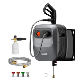 Giraffe Tools Grandfalls wall-mount housing streamlining storage and frees workshop space