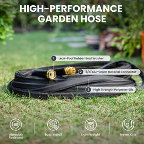Giraffe Tools hose aluminum connector rubber gasket for leak-free connections.