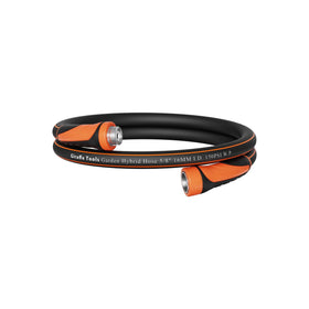 Giraffe Tools hose swivel handle enables easy, tangle-free watering.