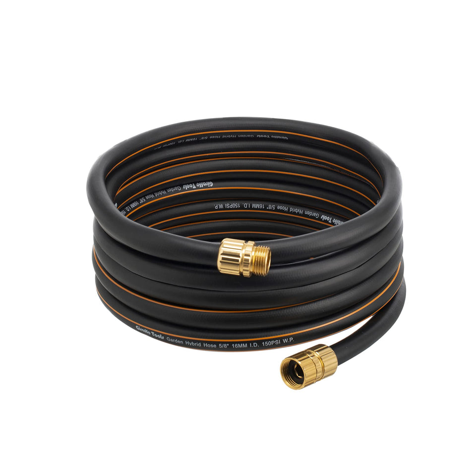 Giraffe Tools hybrid hose cut to length for custom yard setups