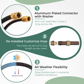 Giraffe Tools hybrid hose lightweight and durable for outdoor tasks