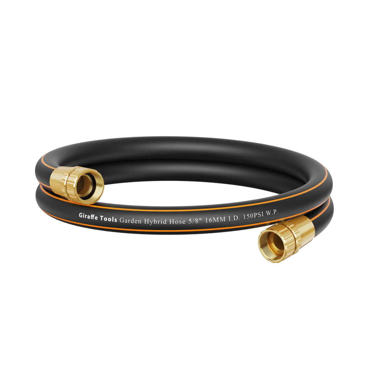 Giraffe Tools leader hose 6ft-5/8in offers flexible reel connections for easy watering.