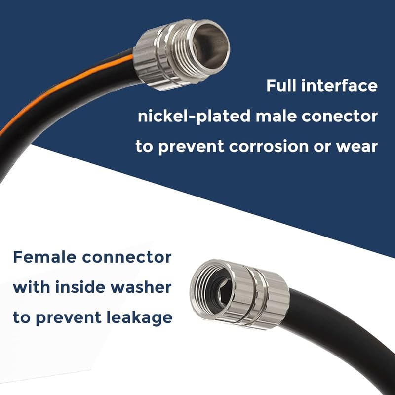 Giraffe Tools no-kink hose stays flat, easing outdoor watering.