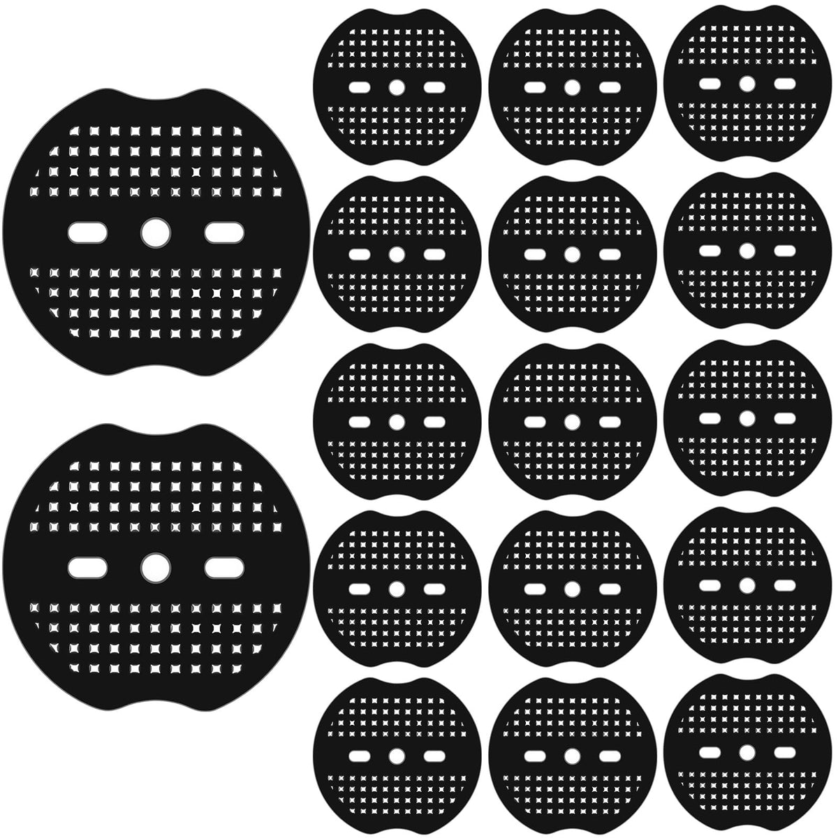 Gisafai 200pcs landscape staple gasket top view for bulk outdoor projects