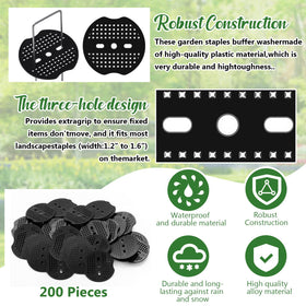 Gisafai durable plastic garden stake gasket for long lasting outdoor use