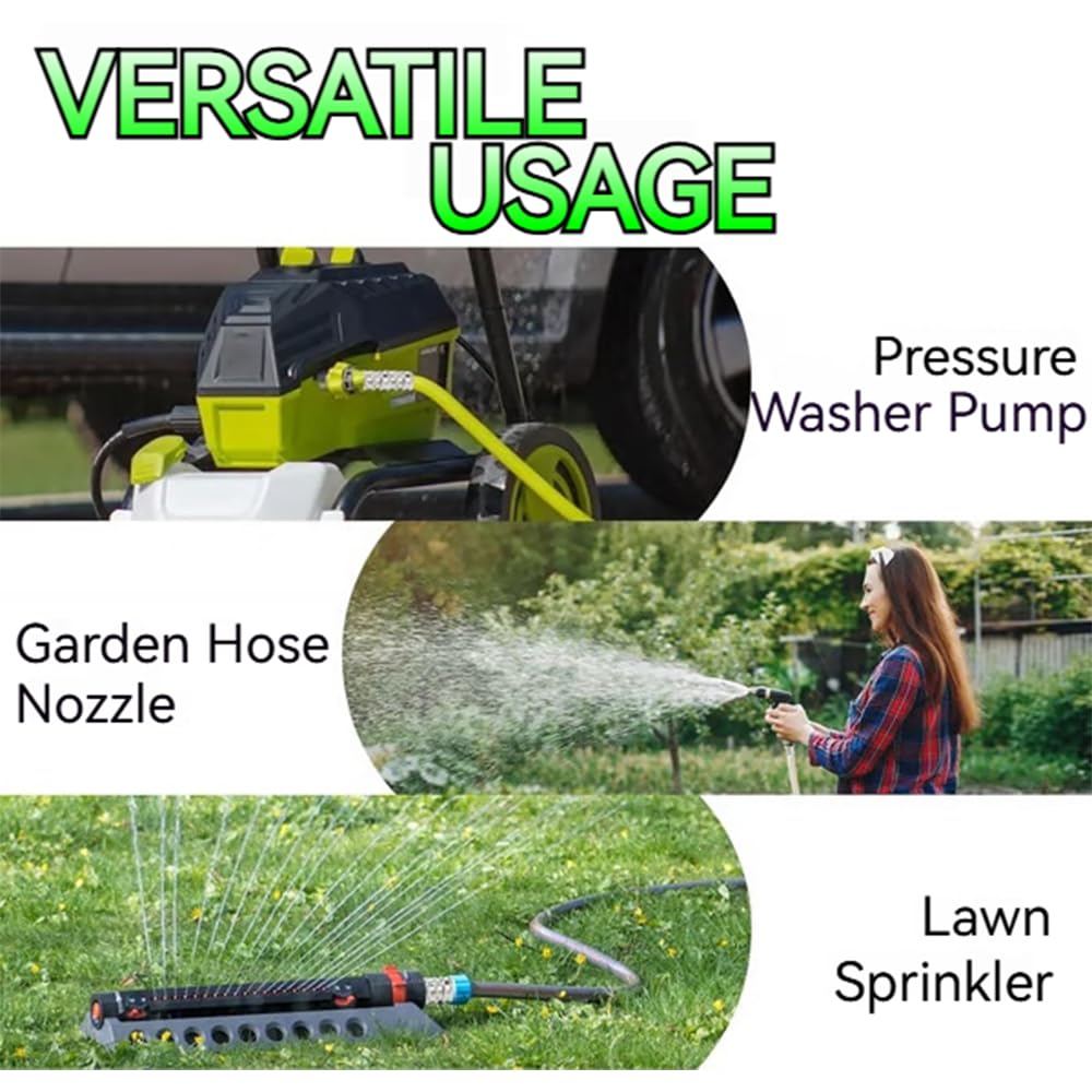 Gitende durable corrosion-resistant connector ensures long-lasting performance in garden setups.