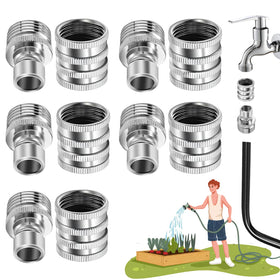 Gitende stainless steel garden hose quick connect set for durable outdoor watering