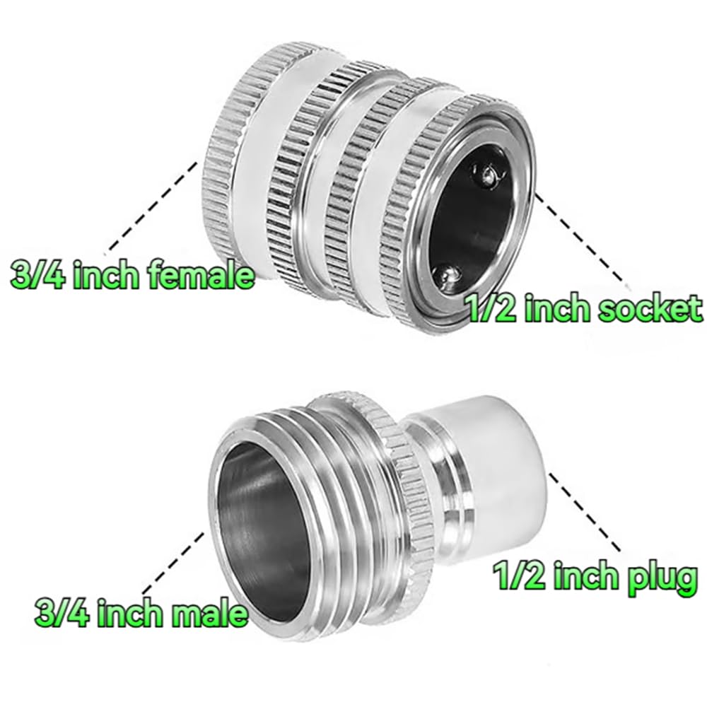 Gitende universal compatibility fits most standard garden hoses and irrigation equipment.