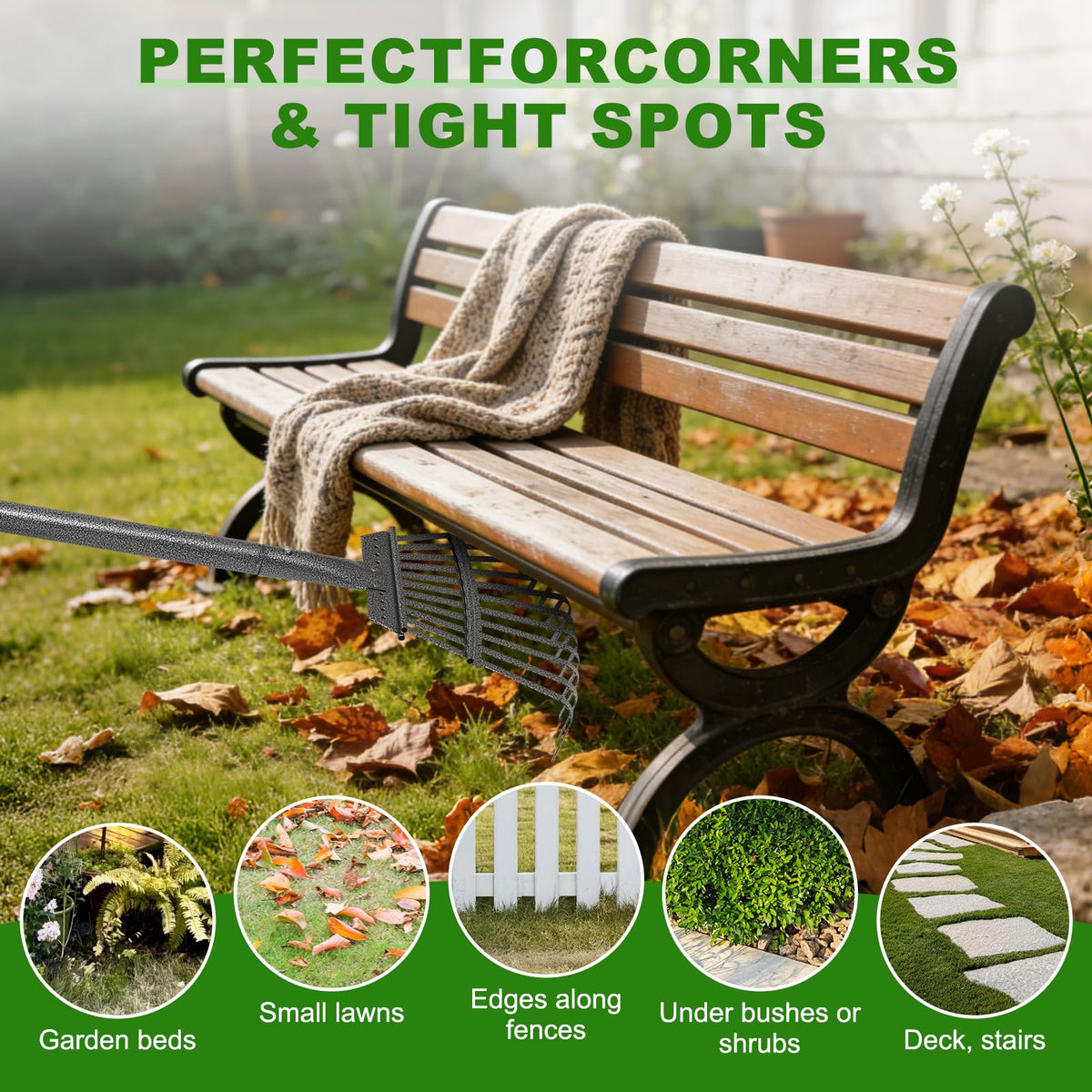 Gixmuoiy rust-resistant steel construction lasts season after season.