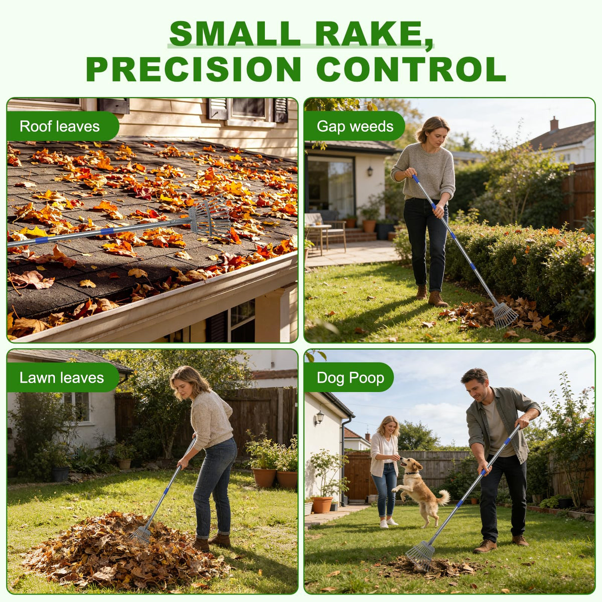 Gixmuoiy versatile yard tool handles leaves, debris, and more.