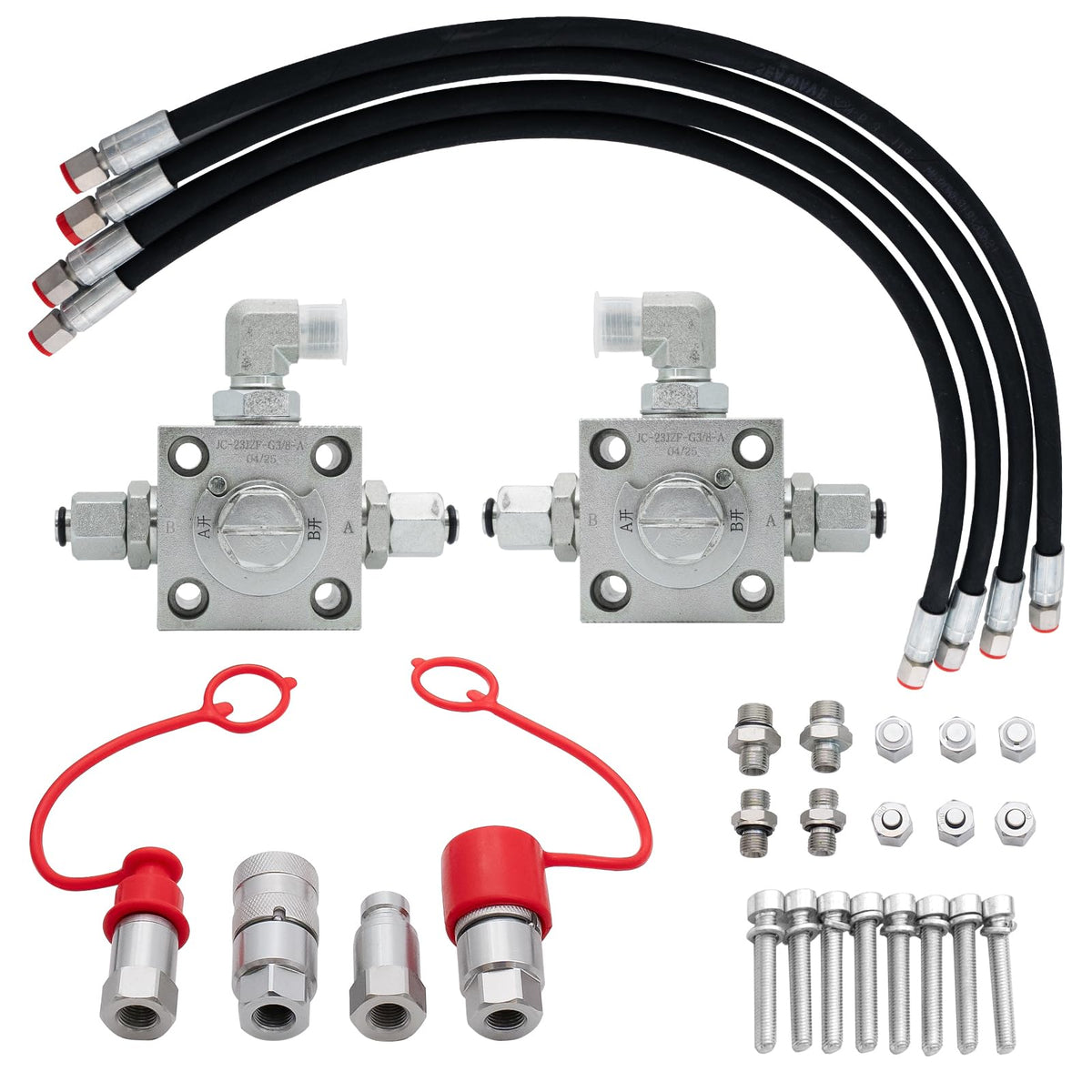 GIYI 2pack 3-way diverter valve kit assembly parts for quick setup.