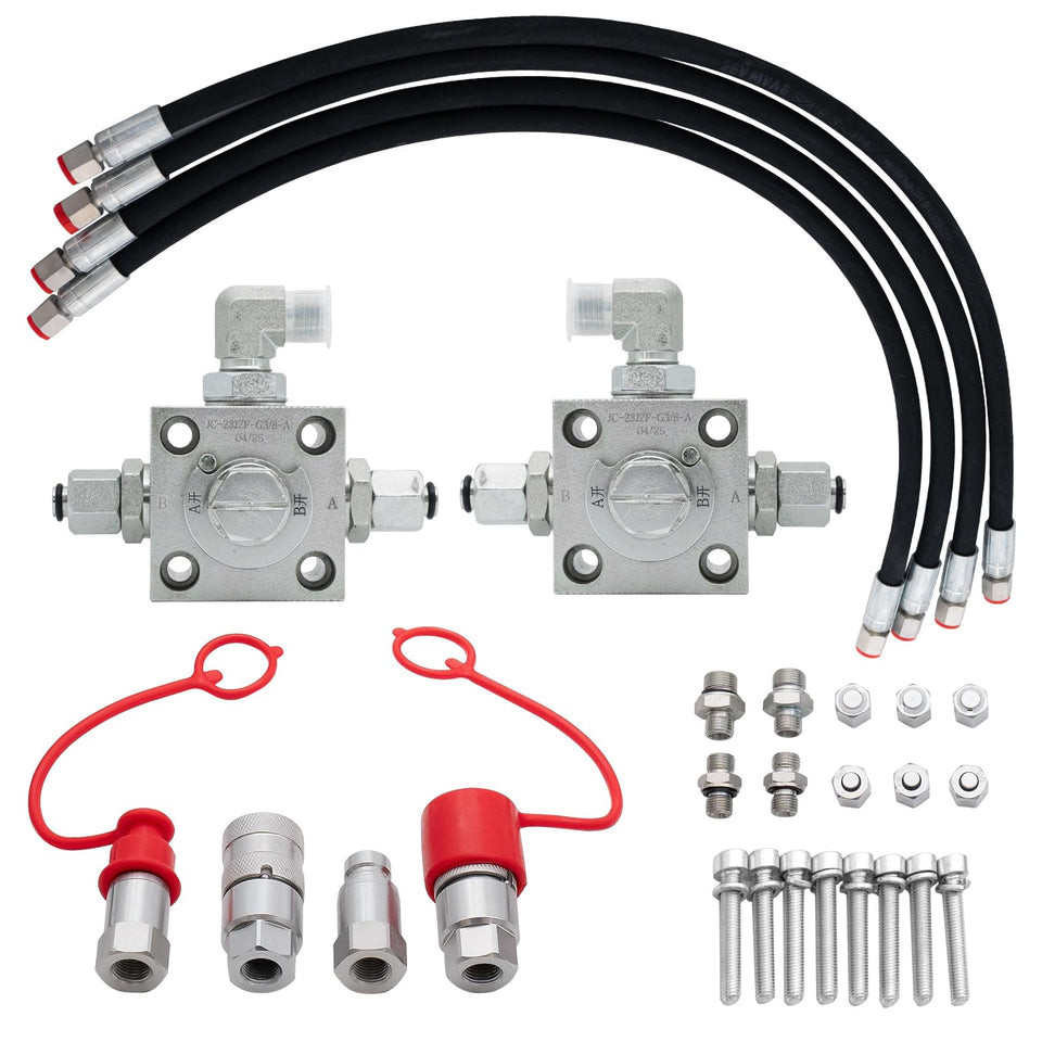 GIYI 2pack 3-way diverter valve kit assembly parts for quick setup.