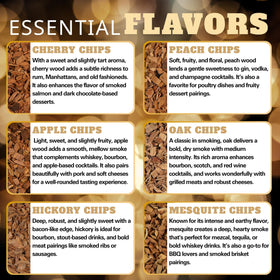 G&J's Finest versatile chips suit cold-smoke, cheese, coffee, and desserts.