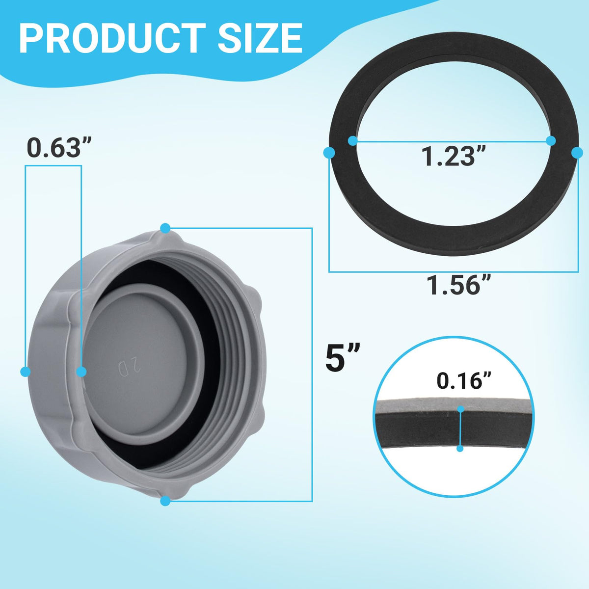 GJK P01006 durable plastic construction pictured for long-lasting use.