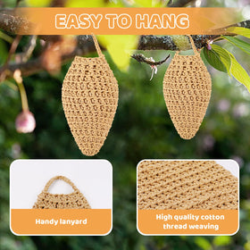 GJL wasp nest side view highlights durable cotton rope for outdoor use.